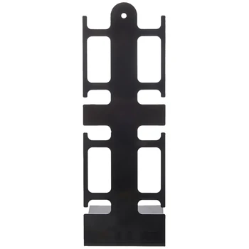 

New Clear Plastic Black Watch Bracelet Jewelry Display Stand Holder Rack Shelf 4-Vitrine General Portable Black