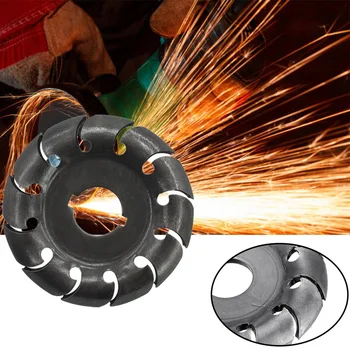 

16mm Electric Angle Grinder Blades 12 Teeth Wood Carving Disc Woodworking Cutting Shaping Tool TN88