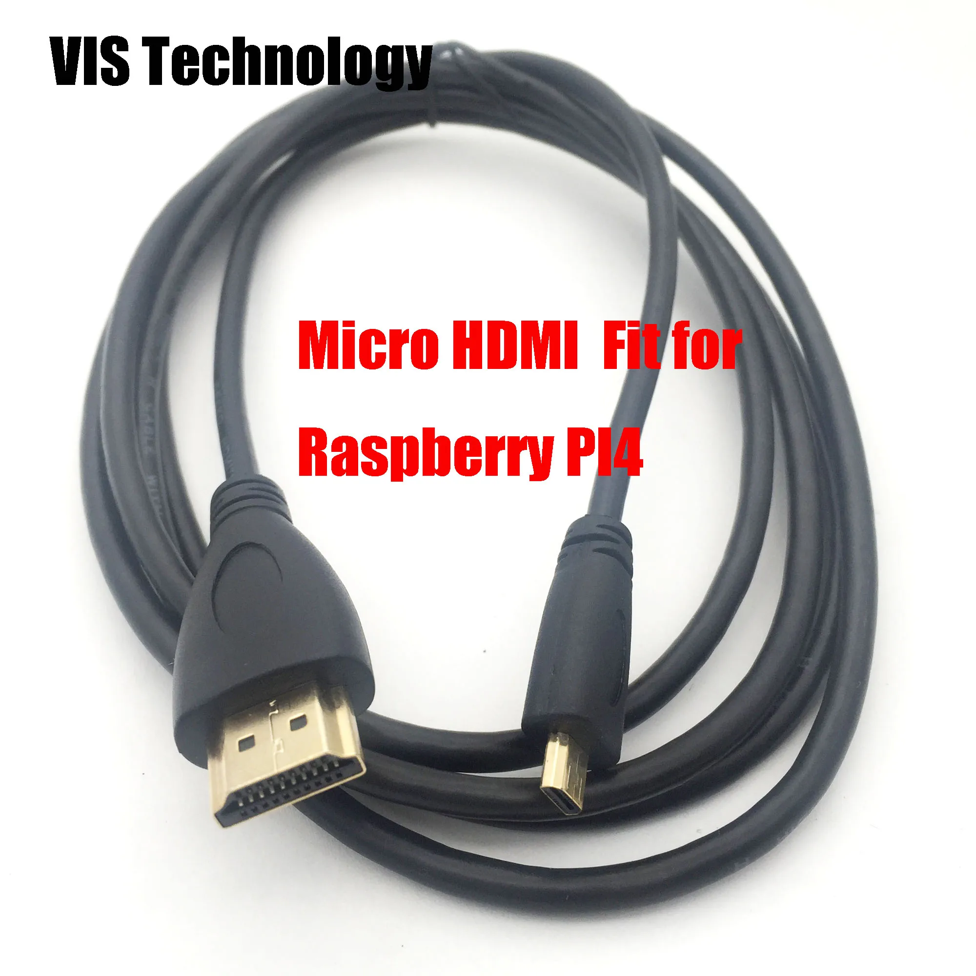 HDMI к Micro HDMI A к D штекер Male-Male HDMI длина 1,8 метра кабель для Raspberry Pi4 стереолитографический принтер Thingiverse TOS