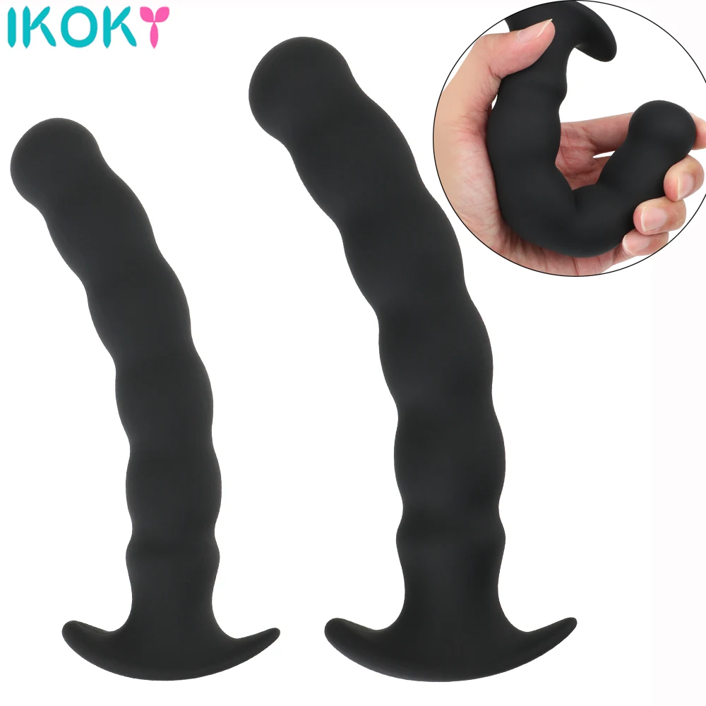 Мягкий силиконовый анальный фаллоимитатор для стимуляции точки G | Красота и