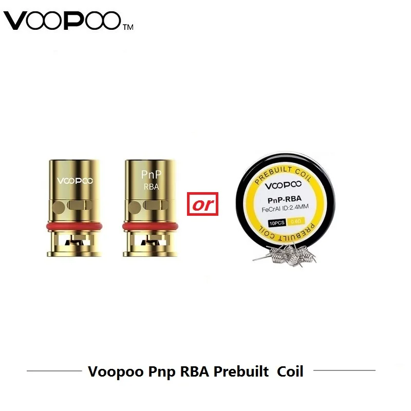 В наличии! Катушка Voopoo PnP RBA DIY MTL половинчатое сопротивление PnP-RBA предварительно