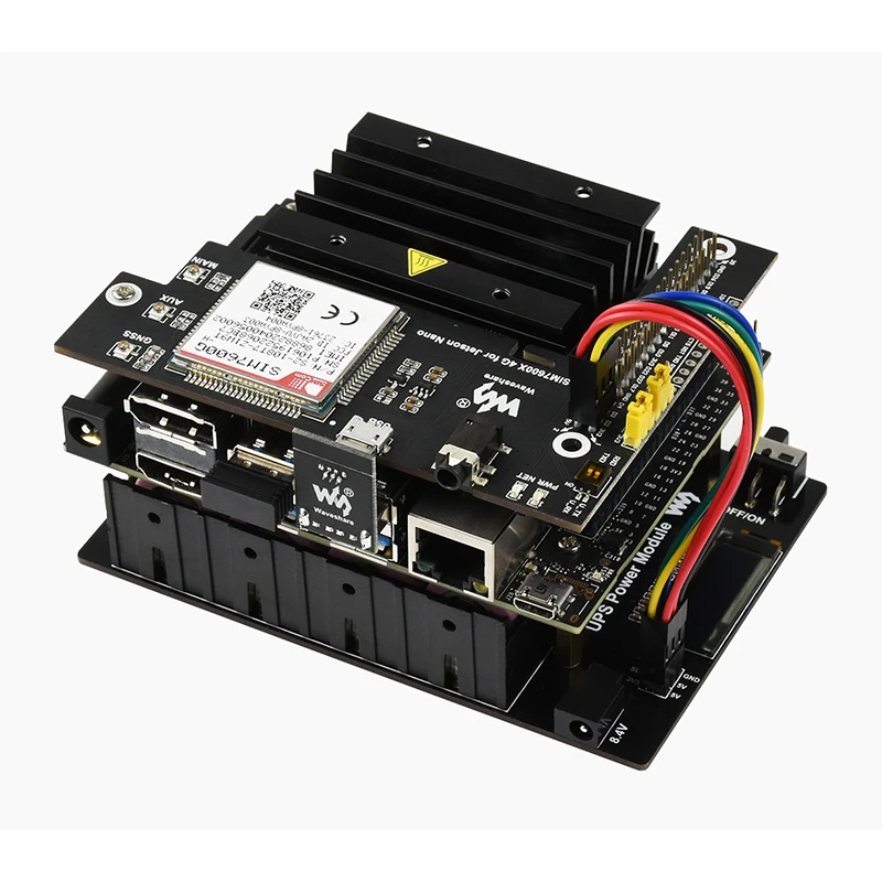 Módulo de Alimentação Ininterrupta para Nvidia Jetson Nano B01 A02 Monitor Oled em Tempo Real Estável Saída de Potência 5v - Imagem 3