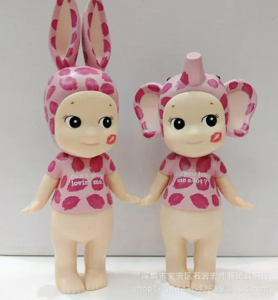 

2-Lipstick Print KEWPIE Angel Doll Plastic Doll Figure Cheap