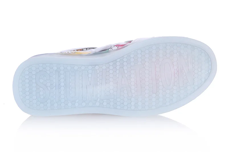 Size 25-35 LED Shoes for Kids Girls Boys USB Charge Glowing Lighted Shoes Kids Shoes with Lights Luminous Sneakers for Children