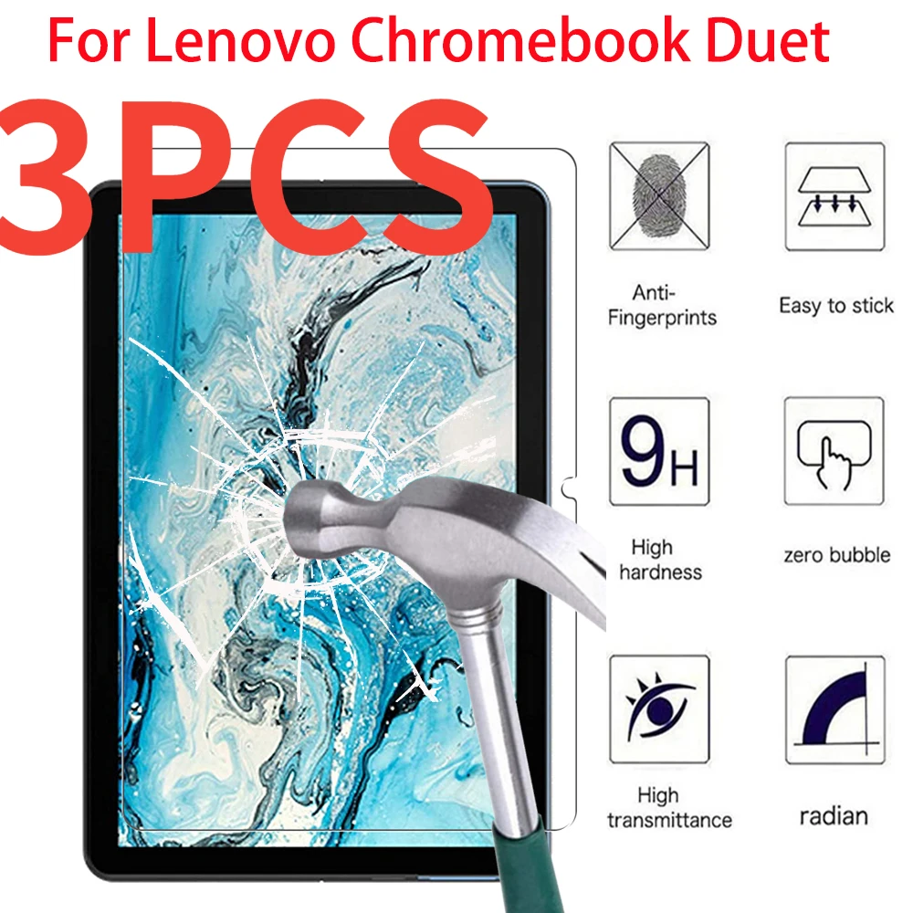 Vetro Temperato Per Lenovo Chromebook Duet 10.1 Pollici Pellicola Protettiva Per Tablet Pellicola Protettiva Per Lenovo Ideapad Duet Chromebook
