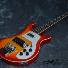 Китай firehawk OEM магазин электрическая бас гитара Рик 4 Струны электрический бас двойной выход Джек