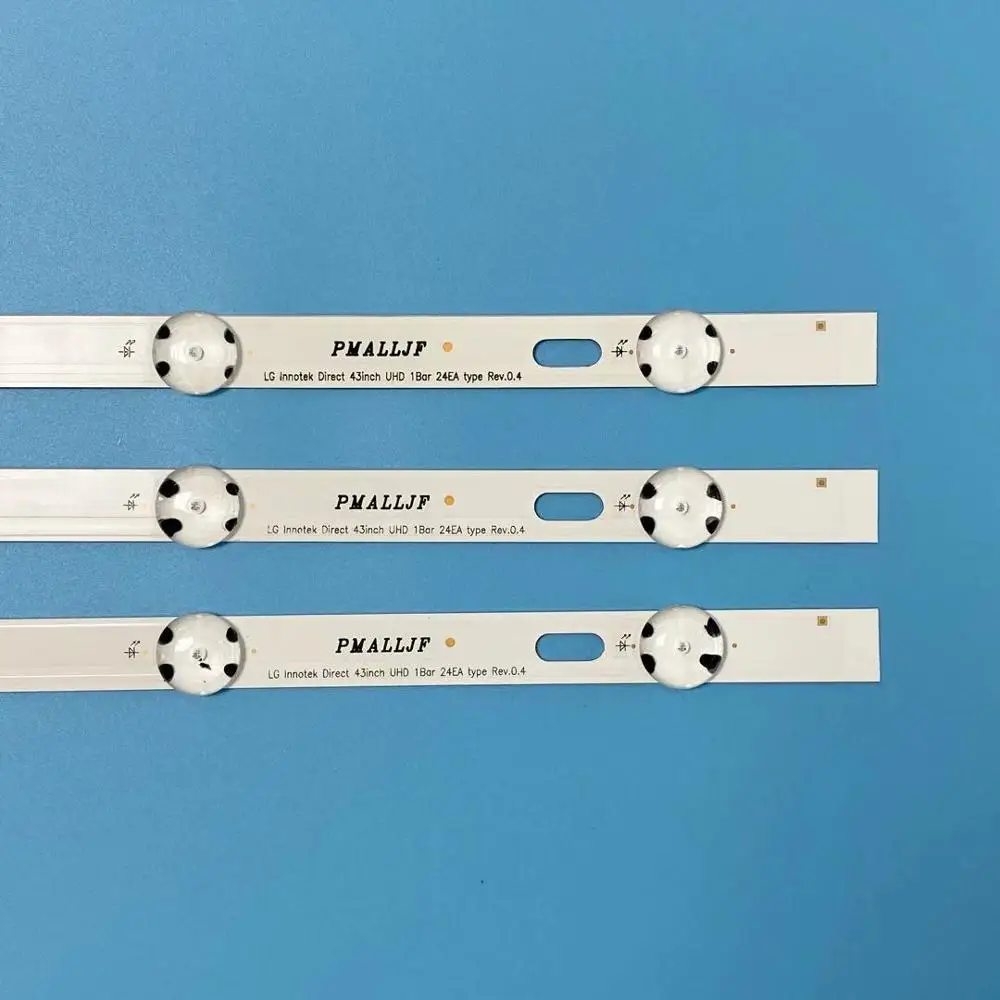Led Backlight Strip para lg Hc430dgn-slnx1 43uf6400 43uf640v 43uf6407 43uh610v 43uh619v 43uh603v 8led 850 mm - Imagem 4