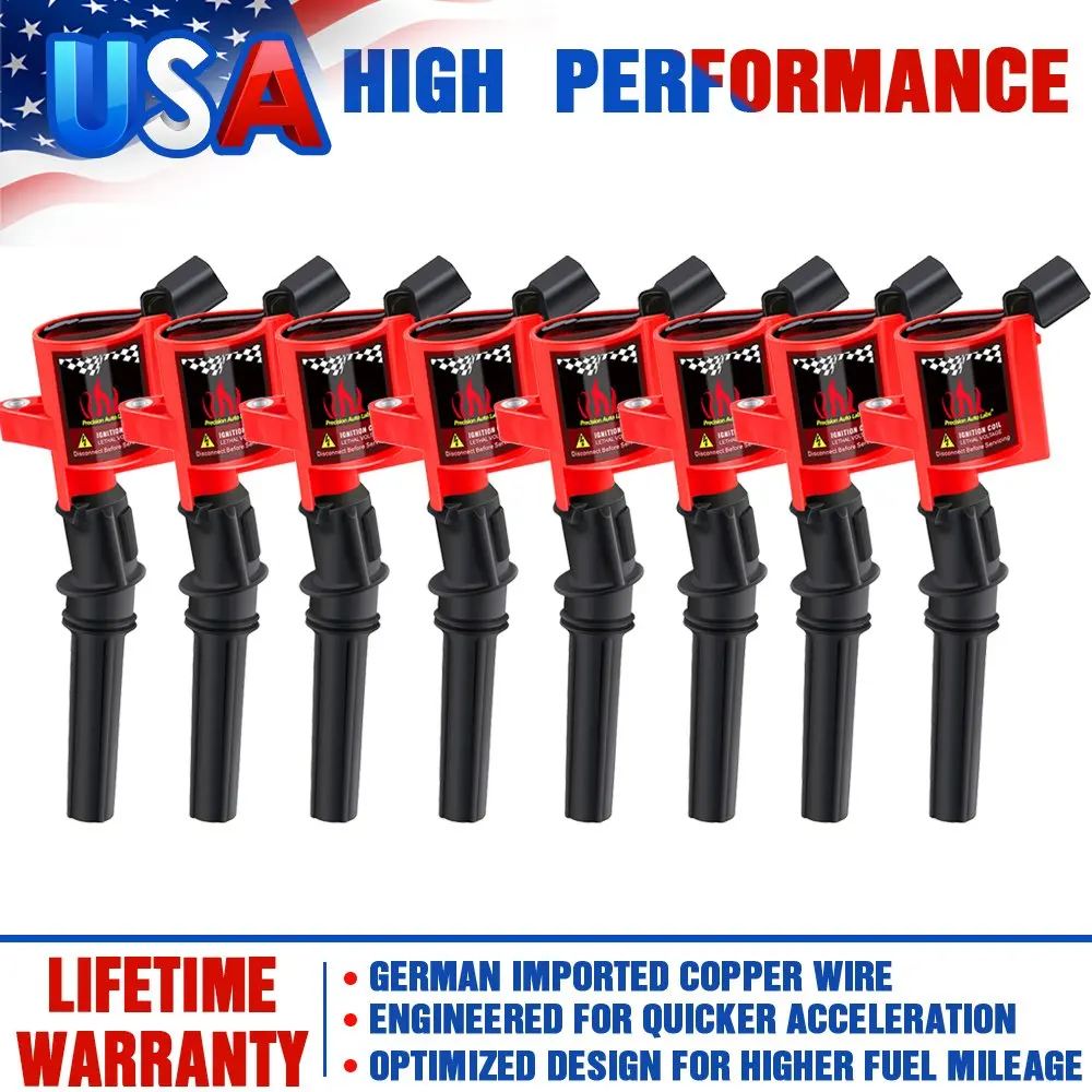8PCS Motorcraft Ignition Coil 3L3Z-12029-BA For Ford F-150 5.4L - View #10