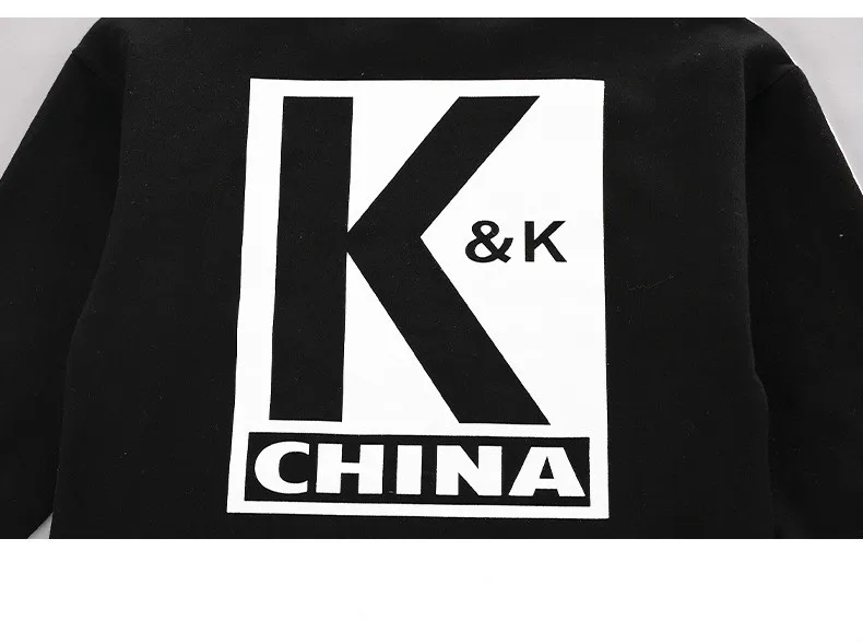 KK/модный трендовый костюм для мальчиков; крутой уличный спортивный костюм
