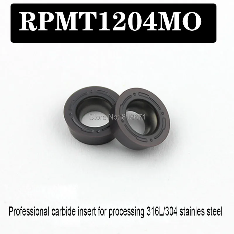 

RPMT1204 RPMT1003 Black plate Mill Lathe Tools Milling cutter blade Insert Cutting Tool Turning tool CNC Tools Processing Steel