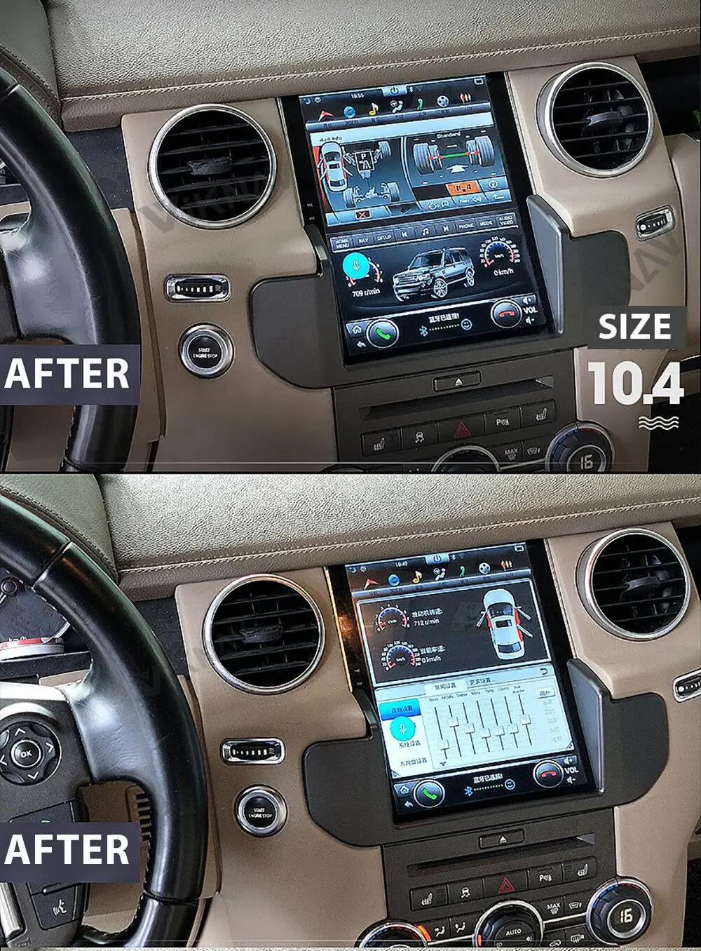 

for land rover discovery4 2009-2016 android radio head unit