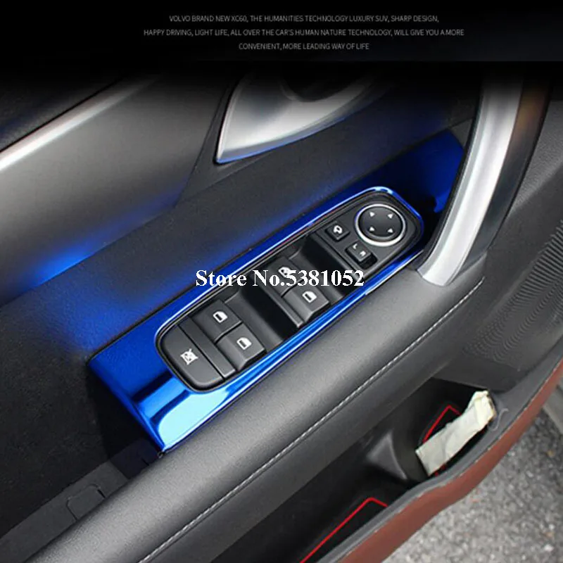 

Carbon Fiber Car Window Switch Cover Button Armrest Panel Protection Sticker For Kia Sportage R 2018 2019 2020 Accessories