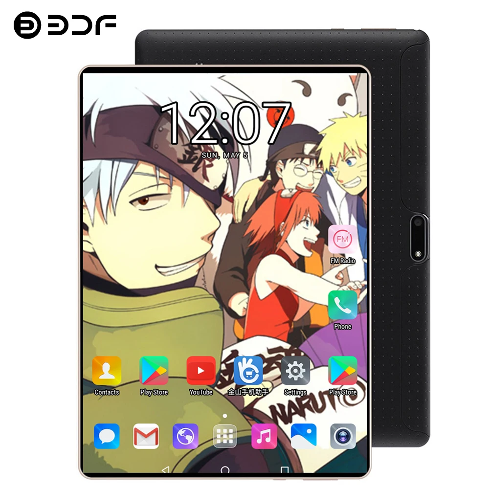 

BDF 2019 New Tablet 10 Inch Dual SIM 3G Phone Call Tablets Pc Android 7.0 Octa Core 4GB/64GB Tablet 1920*1200 IPS Tablet 10.1
