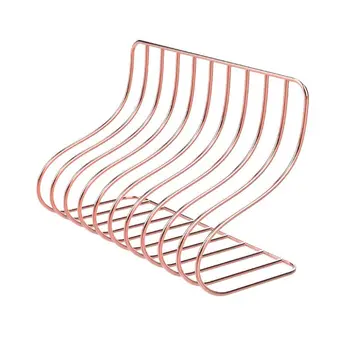 

10 Grid File Storage Shelf Book Stand Bookend Nordic Wrought Iron Organizer Holder Home Office