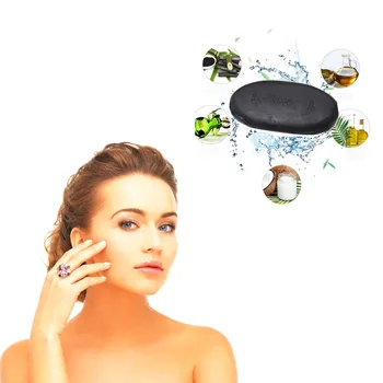 

Black Bamboo Charcoal Soap Cleaning Face High Concentration Antibacterial Soap Natural Honey Healthy Whole Body Care Soap 45g