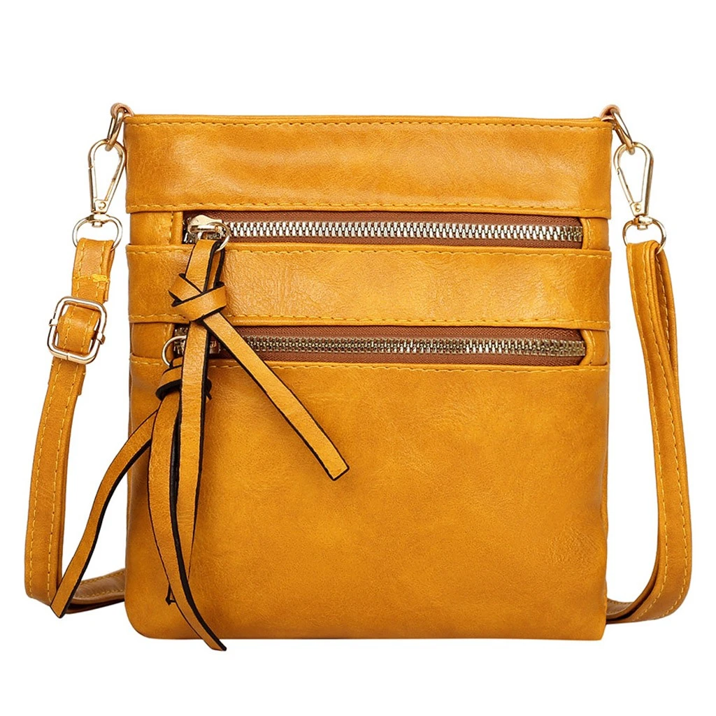 Aelicy Women Messenger Bag Retro Crossbody Shoulder Bag Small Female Handbags Purses Zipper