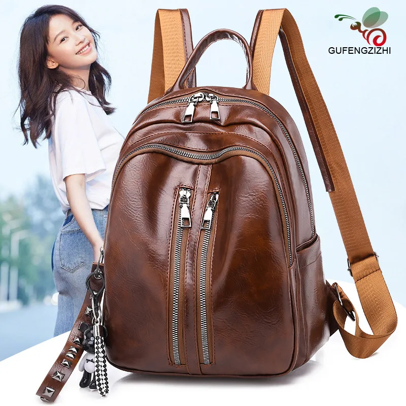 Qian yi niao рюкзак женский стиль Англия Ретро рюкзак многоцелевой сумка женская