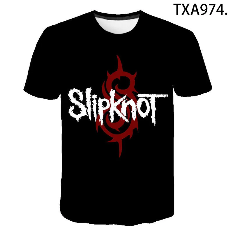 Лидер продаж 2020 новая модная мужская футболка slipknot Мужская с 3D принтом Детская