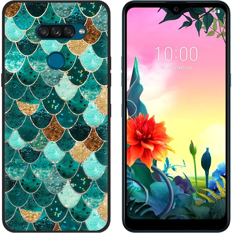 Ремешок противоударный грязеотталкивающий чехол для телефона для LG K50S силиконовый мягкий чехол противоударный модный дизайн держатель для телефона водонепроницаемый - Цвет: Picture 16