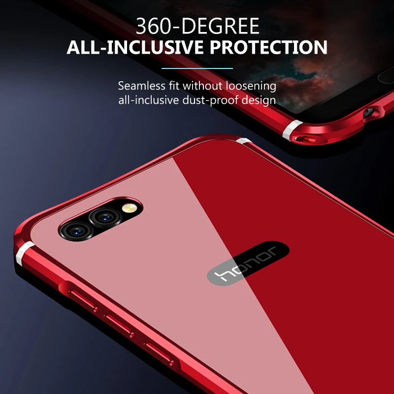 Новый чехол для Huawei Honor 9 двухцветный Алюминиевый Чехол бампер Роскошный