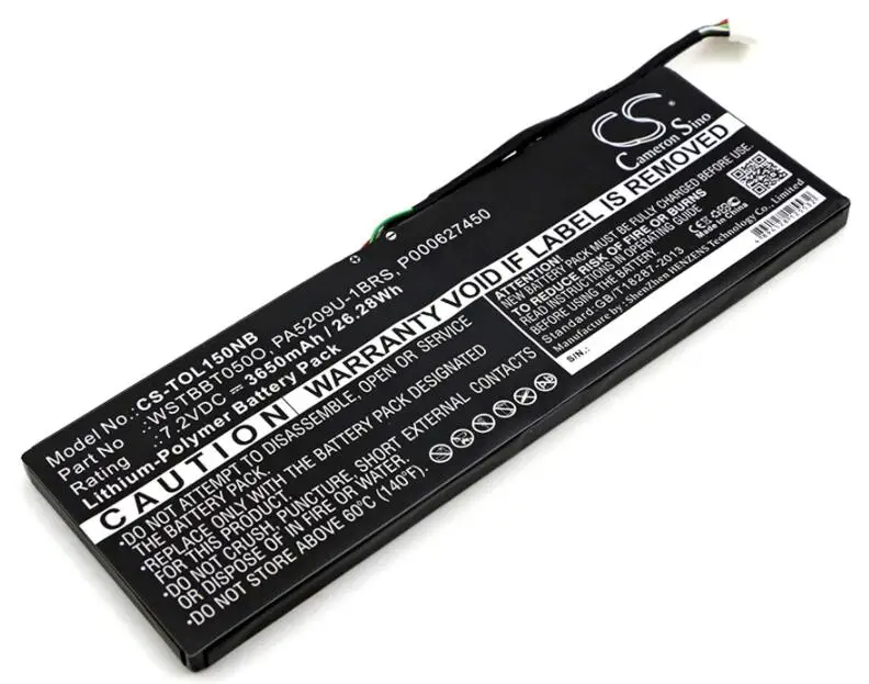 Cameron sino 3650 мАч аккумулятор для Toshiba Satellite L10T L10W L10W-B L10W-b1200 L10W-CBT2N0 L15W L15W-B L15W-B1302