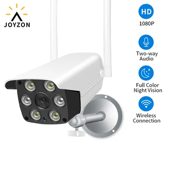 

Joyzon 1080P Full 2MP WIFI IP Camera Outdoor ONVIF Wireless Waterproof Camera App Alarm Color Night Vision TF Card