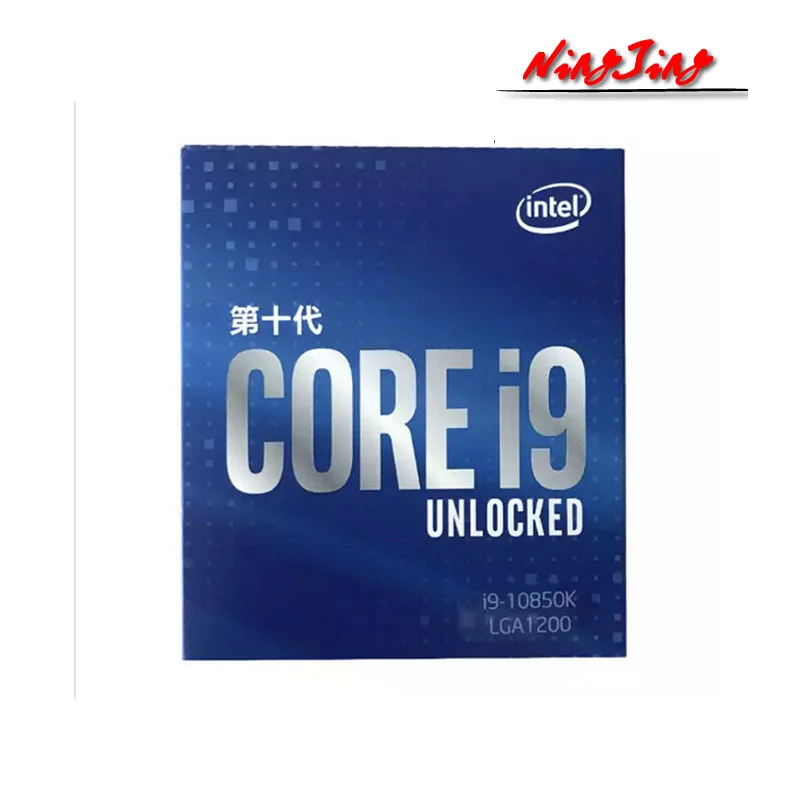 Процессор Intel Core i9-10850K i9 10850K 3 6 ГГц десять ядер 20 потоков L3 = 20M 125 Вт LGA 1200