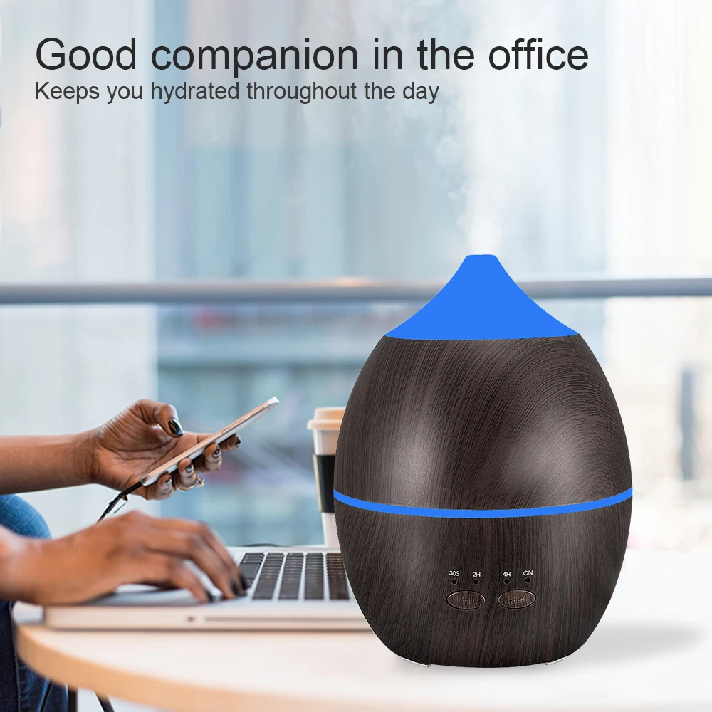 Kbaybo Ultrasonic Air Humidifier Essential Oil Diffuser Aroma Lamp Aromatherapy Electric Aroma Diffuser Mist Maker