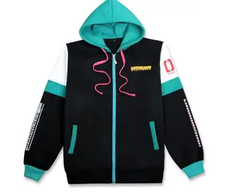 

VOCALOID Hatsune Miku Hoodies Cosplay Costumes Coat Long Sleeve Cardigan Hooded Fleeces Thickening Jackets Casual Sweatshirts