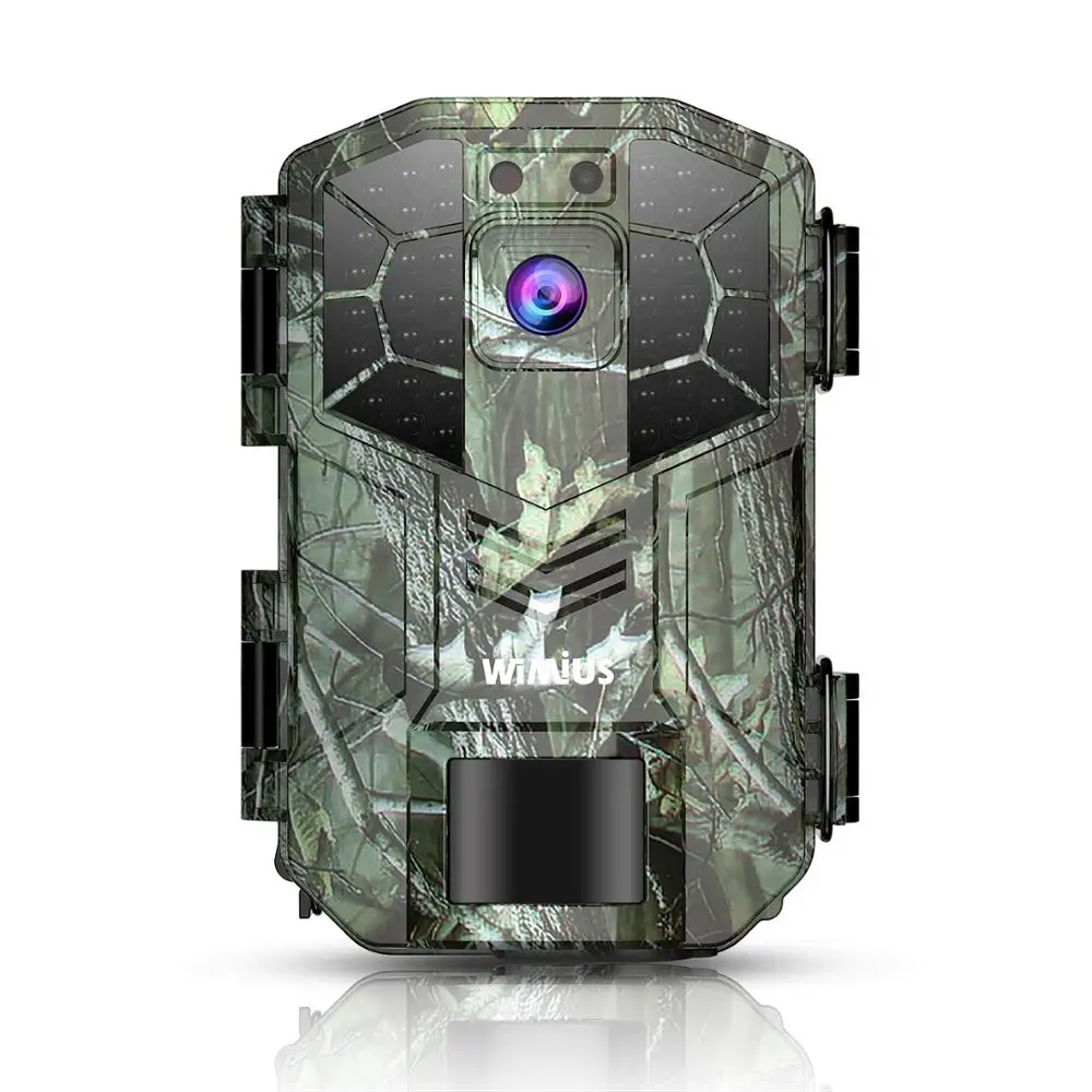 Jungle Camo WIMIUS H5 фото камера Trail 16MP 1080P 40 шт. ИК светодиоды охотничья камера IP66 водонепроницаемый датчик движения ночное видение Дикая камера - Цвет: Jungle Camo