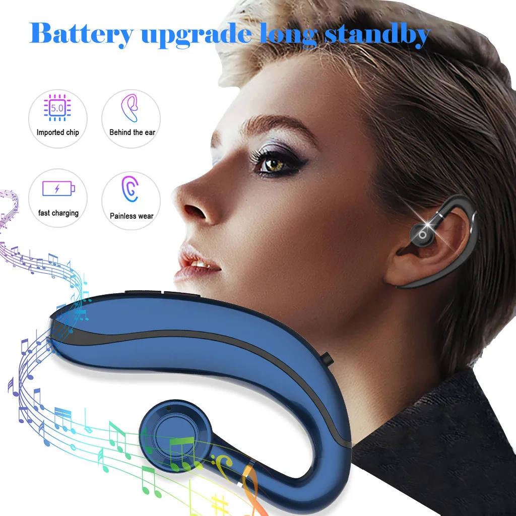 Mosunx Bluetooth 5,0 гарнитура Беспроводной гарнитура стерео гарнитуры спортивные гарнитуры NE Встроенный микрофон гарнитуры