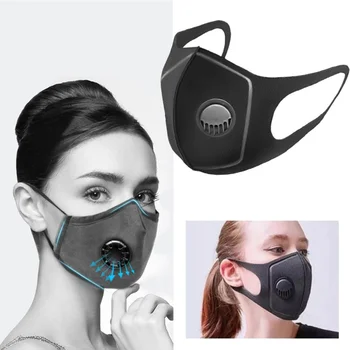 

Pollution Mask Grade Anti Air Dust and Smoke Pollution Mask and a Reusable Washable Respirator Polyurethane PU Mask Made