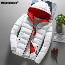 Мужская теплая куртка Mountainskin, черная Повседневная Свободная ветрозащитная куртка с капюшоном, осень 2019 Мужская теплая куртка Mountainskin, черная Повседневная Свободная ветрозащитная куртка с капюшоном, осень 2019