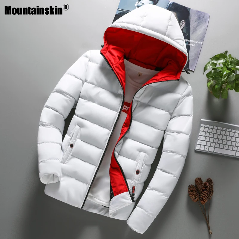 Mountainskin Winter Autum Men's Thick Jacket New Mens Casual Hooded ...