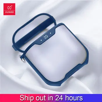 

XUNDD Bluetooth Wireless Earphone Case Matte Surface Texture Protective Headphone Case For Airpods Shockproof Cover