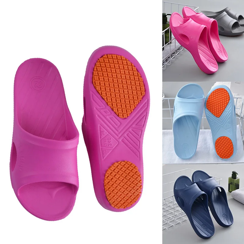 

2019 Newly Non-slip Soft Bottom Slippers Oil-proof Waterproof Wear-resistant Cushioning Pressure Slippers MSJ99