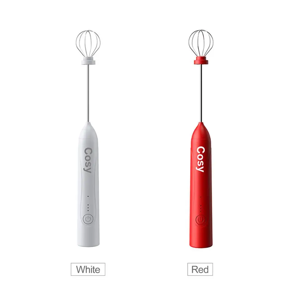 Electric Milk Frother Automatic Milk Foam Maker for Coffee Matcha Stainless Steel Whisk USB Powered Rechargeable Foam Maker Egg