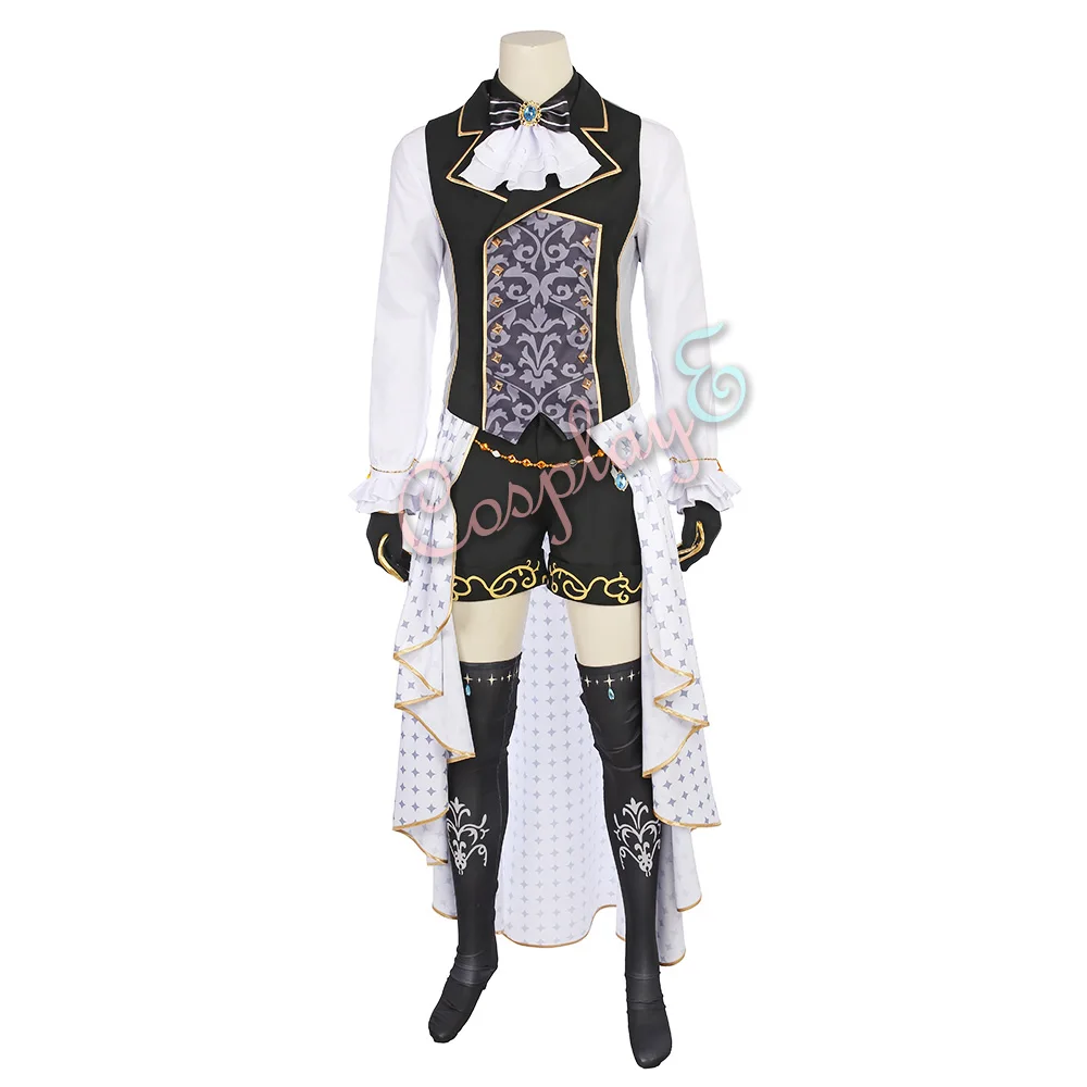 Ciel Phantomhive Костюм Черный Дворецкий Косплей Мужчины цвет полный наборы с волшебной