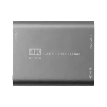 

4K 60hz Loop Out HDMI Capture Card Audio Video Recording Plate Live Streaming USB 2.0 3.0 1080p Grabber For PS4 Game