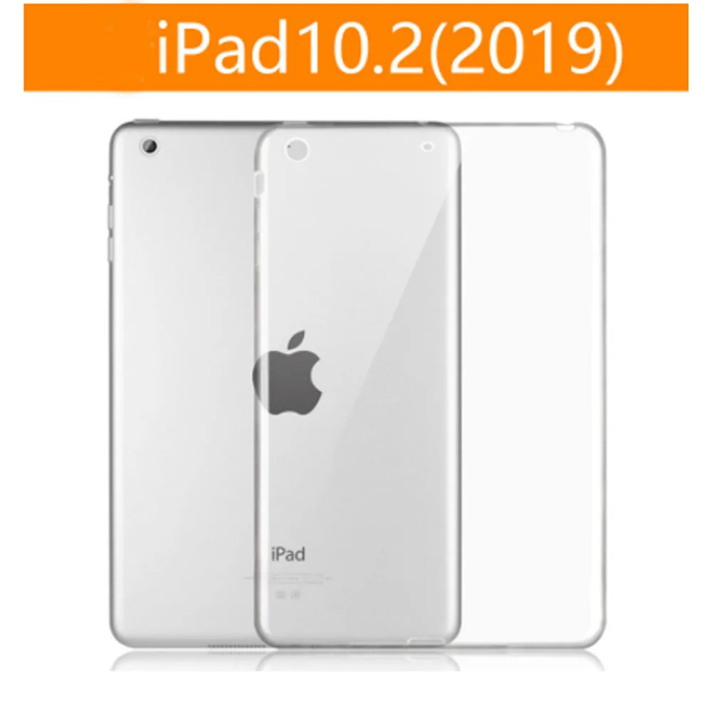 Подходит для iPad 7th Gen 10,2 Ультратонкий Мягкий ТПУ ударопрочный резиновый чехол