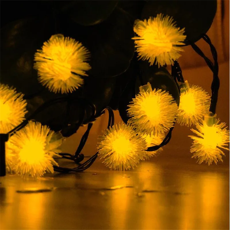 Solar LED Ball String Light 20 LED Solar Lamp Power LED Fairy Lights Solar Power Garlands Garden  For Christmas Decoration