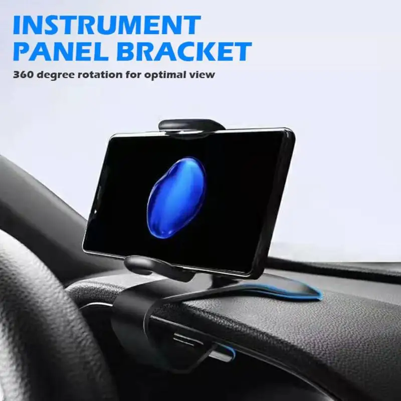 Универсальный держатель телефона на приборной панели автомобиля, Защита окружающей среды и долговечность, вращение на 360, подставка для смартфона