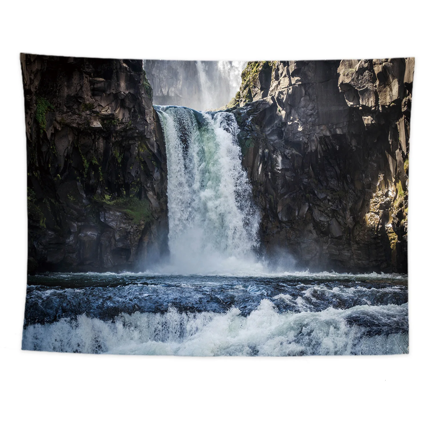 Гобелен фотография река макраме Tapiz Pared Tela макраме настенный гобелен из ткани гобелен полиэстер полотенце Йога коврик