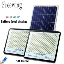 Freewing – lampe LED solaire étanche sans fil, 100, 200, 300, 500, W, spot lumineux, éclairage d'extérieur, idéal pour un jardin ou une porte
