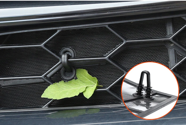 2 шт. передняя решетка из нержавеющей стали экран насекомых для Toyota Fortuner аксессуары