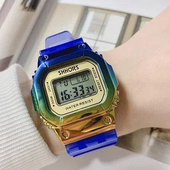 

Personality Cool Lady Digital Watch Unisex Waterproof Womens And Men Watches Korean Style Sport Electronic Clock Xfcs Hodinky