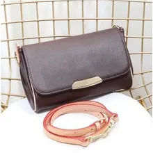 Роскошная брендовая дизайнерская женская сумка через плечо, женский клатч, кошелек, лучшее качество, натуральная кожа, POCHETE FAVORIT, с коробкой