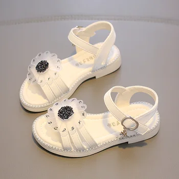 

Babaya Girl's Sandals Soft Bottom Breathable Open Toe Princess Shoes Children's Shoes Fashion 2020 Summer New Non-Slip