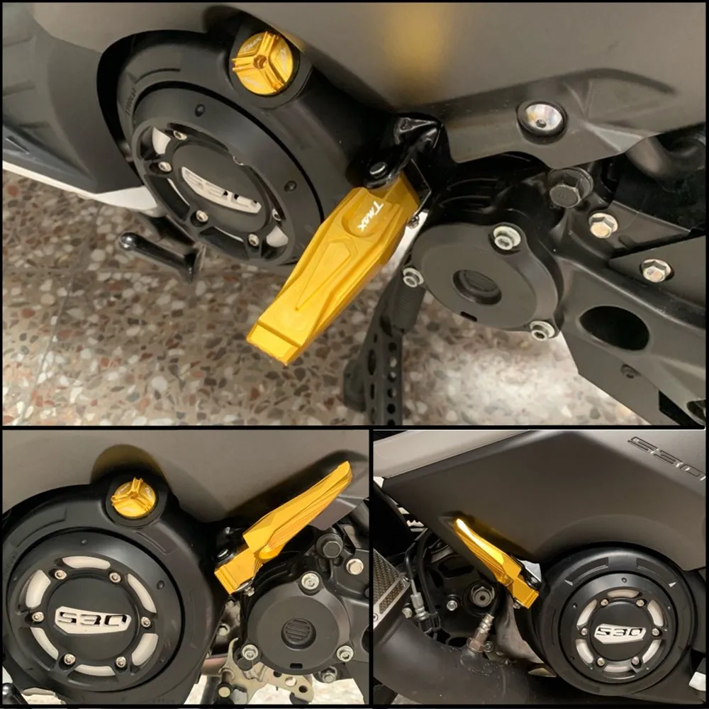 CK крупный Рог KING горячий Мотоцикл CNC Алюминий Задний шаг подножки для YAMAHA TMAX 530 500 T