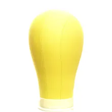 Жёлтый блок брезентовый манекен голова парики манекен голова демонстрация делая Стайлинг модельный манекен голова для изготовления ШЬЮТ В парики